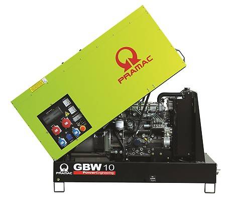 картинка Дизельный генератор Pramac GBW10Y, 400V, в кожухе от компании Нова Механика