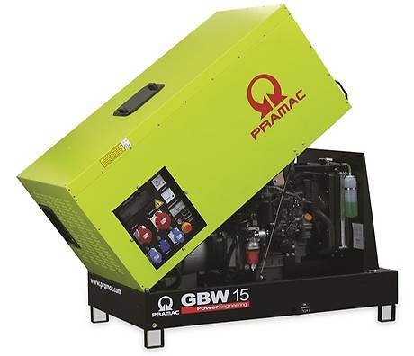 картинка Дизельный генератор Pramac GBW15P, 400V, в кожухе от компании Нова Механика
